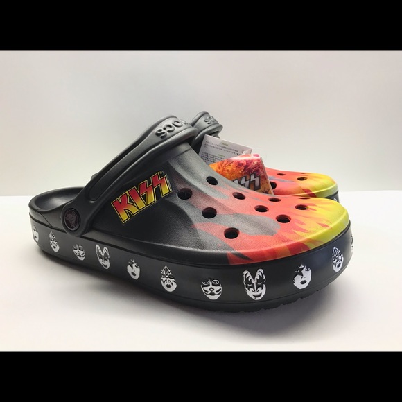 CROCS Other - SOLD!!🎉HOST PICK 🎉Kiss crocs !Mens Shoes Size 8M